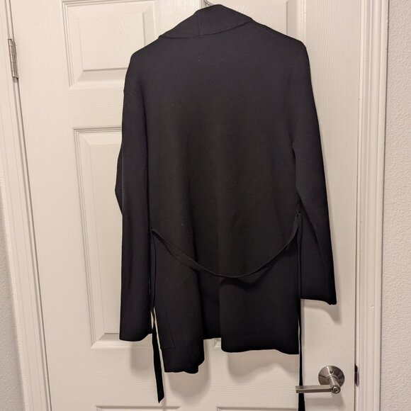 Aritzia Ty Cardigan Short in Black - Picture 2 of 10